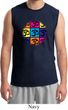 Mens Yoga Shirt Pop Art Om Muscle Tee T-Shirt