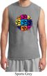 Mens Yoga Shirt Pop Art Om Muscle Tee T-Shirt
