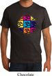 Mens Yoga Shirt Pop Art Om Organic Tee T-Shirt