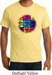 Mens Yoga Shirt Pop Art Om Organic Tee T-Shirt