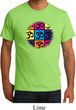 Mens Yoga Shirt Pop Art Om Organic Tee T-Shirt
