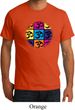 Mens Yoga Shirt Pop Art Om Organic Tee T-Shirt