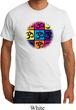 Mens Yoga Shirt Pop Art Om Organic Tee T-Shirt