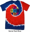 Mens Yoga Shirt Pop Art Om Patriotic Tie Dye Tee T-shirt