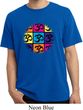 Mens Yoga Shirt Pop Art Om Pigment Dyed Tee T-Shirt