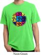 Mens Yoga Shirt Pop Art Om Pigment Dyed Tee T-Shirt