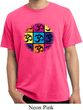 Mens Yoga Shirt Pop Art Om Pigment Dyed Tee T-Shirt