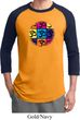 Mens Yoga Shirt Pop Art Om Raglan Tee T-Shirt