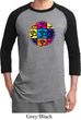 Mens Yoga Shirt Pop Art Om Raglan Tee T-Shirt