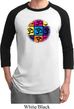 Mens Yoga Shirt Pop Art Om Raglan Tee T-Shirt
