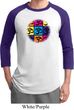 Mens Yoga Shirt Pop Art Om Raglan Tee T-Shirt