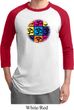 Mens Yoga Shirt Pop Art Om Raglan Tee T-Shirt