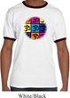 Mens Yoga Shirt Pop Art Om Ringer Tee T-Shirt