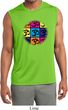 Mens Yoga Shirt Pop Art Om Sleeveless Moisture Wicking Tee