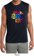 Mens Yoga Shirt Pop Art Om Sleeveless Moisture Wicking Tee
