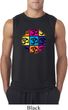 Mens Yoga Shirt Pop Art Om Sleeveless Tee T-Shirt