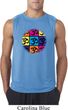 Mens Yoga Shirt Pop Art Om Sleeveless Tee T-Shirt