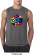 Mens Yoga Shirt Pop Art Om Sleeveless Tee T-Shirt