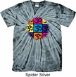Mens Yoga Shirt Pop Art Om Spider Tie Dye Tee T-shirt