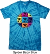 Mens Yoga Shirt Pop Art Om Spider Tie Dye Tee T-shirt