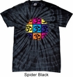Mens Yoga Shirt Pop Art Om Spider Tie Dye Tee T-shirt
