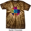 Mens Yoga Shirt Pop Art Om Spider Tie Dye Tee T-shirt