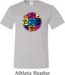 Mens Yoga Shirt Pop Art Om Tall Tee T-Shirt