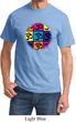 Mens Yoga Shirt Pop Art Om Tee T-Shirt