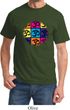 Mens Yoga Shirt Pop Art Om Tee T-Shirt