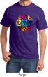 Mens Yoga Shirt Pop Art Om Tee T-Shirt