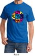 Mens Yoga Shirt Pop Art Om Tee T-Shirt