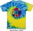 Mens Yoga Shirt Pop Art Om Tie Dye Tee T-shirt