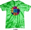 Mens Yoga Shirt Pop Art Om Twist Tie Dye Tee T-shirt