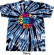 Mens Yoga Shirt Pop Art Om Twist Tie Dye Tee T-shirt
