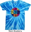 Mens Yoga Shirt Pop Art Om Twist Tie Dye Tee T-shirt