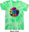 Mens Yoga Shirt Pop Art Om Twist Tie Dye Tee T-shirt