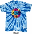 Mens Yoga Shirt Pop Art Om Twist Tie Dye Tee T-shirt