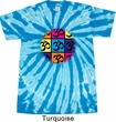 Mens Yoga Shirt Pop Art Om Twist Tie Dye Tee T-shirt