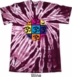 Mens Yoga Shirt Pop Art Om Twist Tie Dye Tee T-shirt