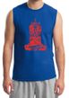 Mens Yoga Shirt Red Tara Muscle Tee T-Shirt