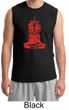 Mens Yoga Shirt Red Tara Muscle Tee T-Shirt