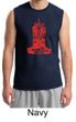 Mens Yoga Shirt Red Tara Muscle Tee T-Shirt