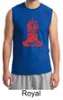 Mens Yoga Shirt Red Tara Muscle Tee T-Shirt