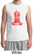 Mens Yoga Shirt Red Tara Muscle Tee T-Shirt