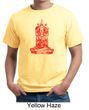 Mens Yoga Shirt Red Tara Organic Tee T-Shirt