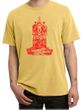 Mens Yoga Shirt Red Tara Pigment Dyed Tee T-Shirt