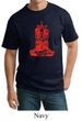 Mens Yoga Shirt Red Tara Tall Tee T-Shirt