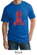 Mens Yoga Shirt Red Tara Tall Tee T-Shirt