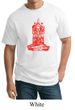 Mens Yoga Shirt Red Tara Tall Tee T-Shirt