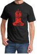 Mens Yoga Shirt Red Tara Tee T-Shirt